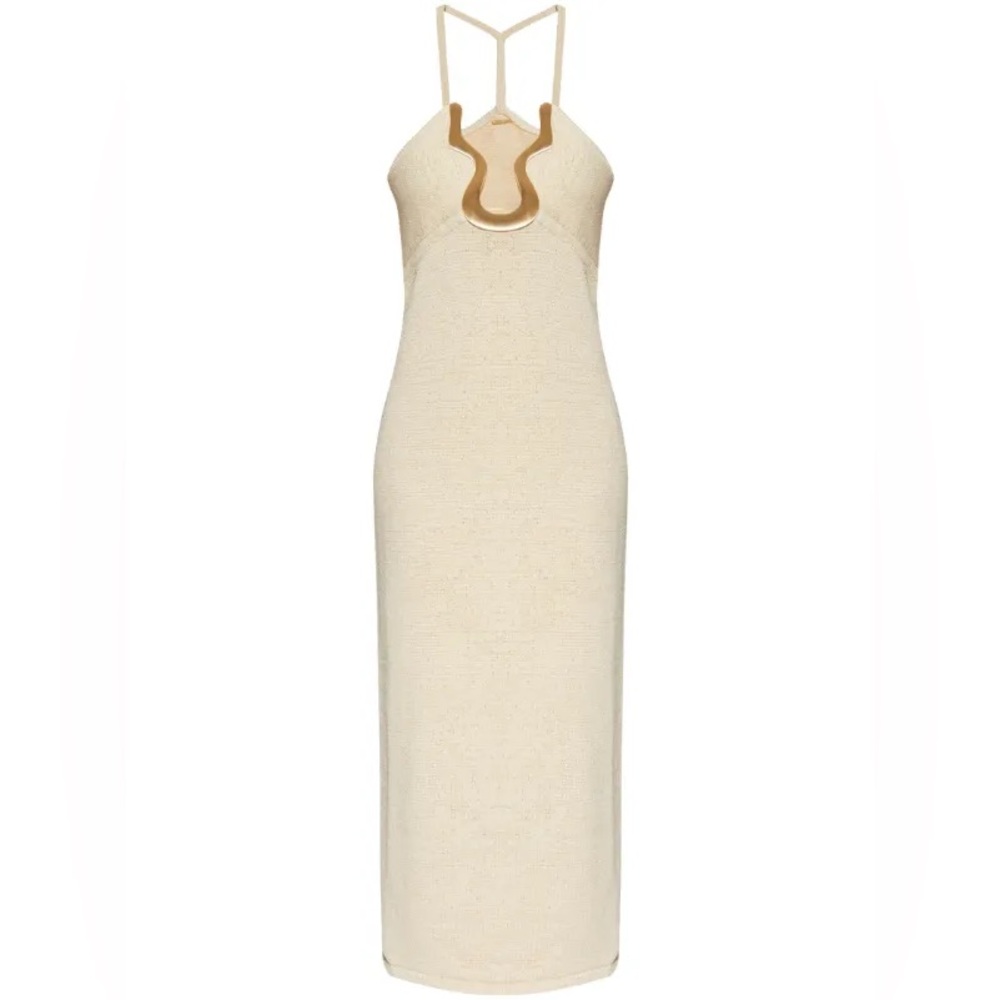 ✨ Cult Gaia Valma Knit Dress – Size Small ✨
Color: Neutral / Beige
